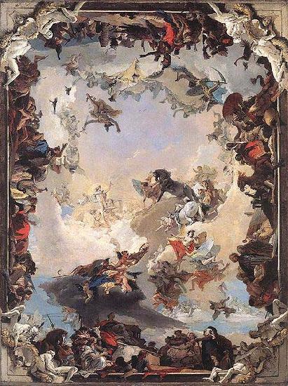 Giovanni Battista Tiepolo The Allegory of the Planets and Continents at New Residenz. oil painting image